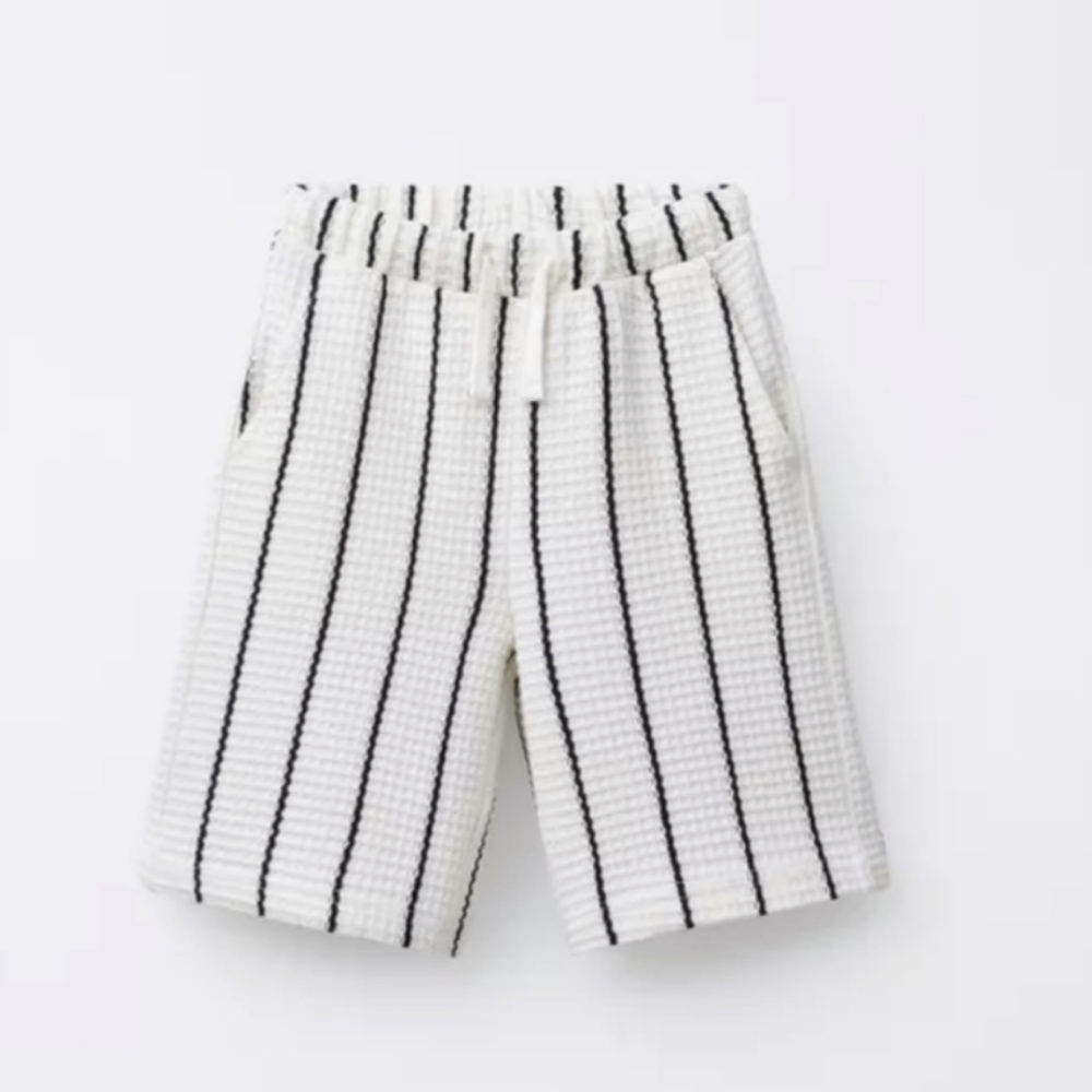 Zara Striped Kids Shorts Size 11-12 Nwt
